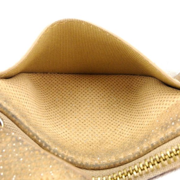 JIMMY CHOO coin star studded beige suede Authentic used - Picture 7 of 8